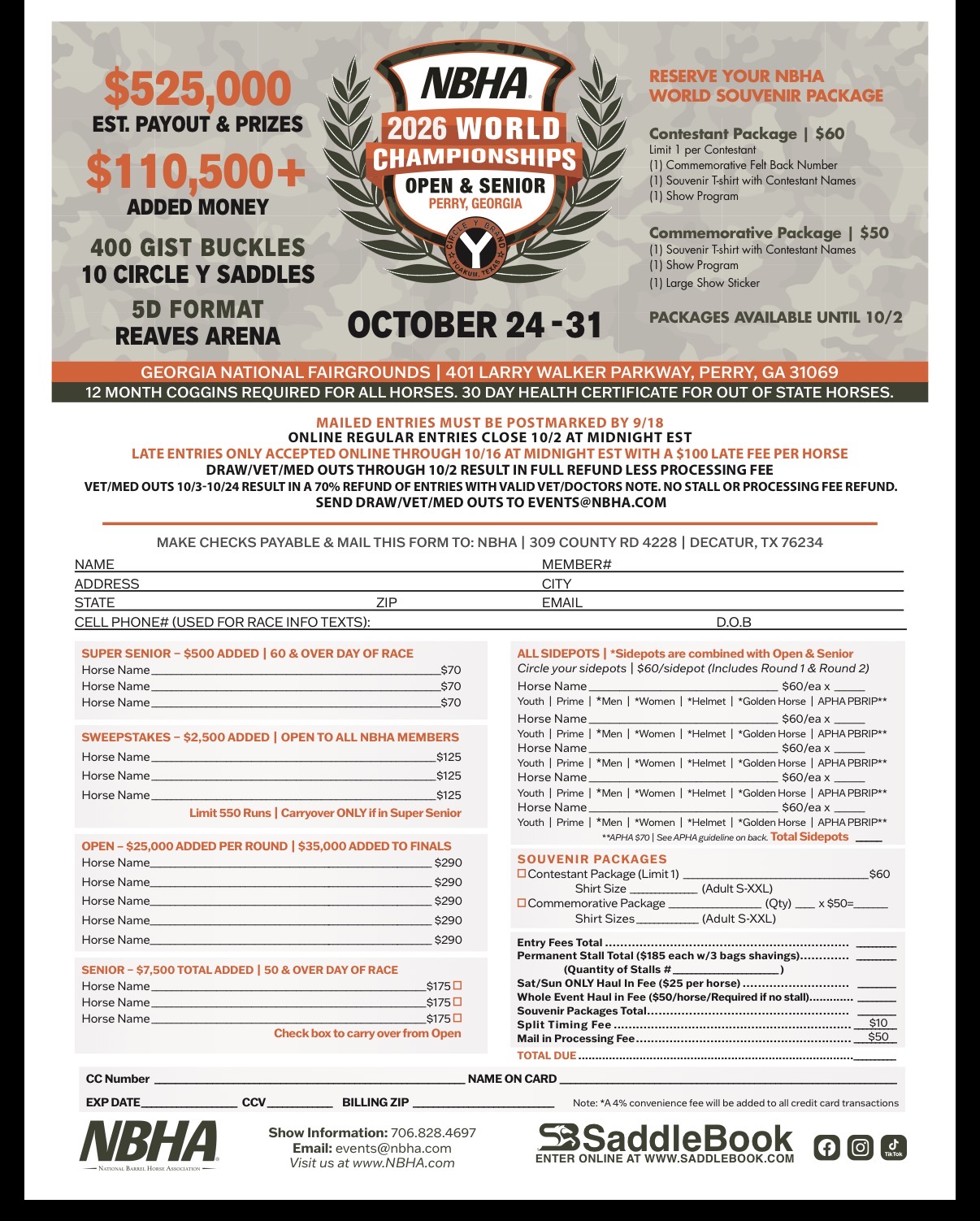 NBHA Open World flyer